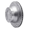 631-02021R Drilled/Slotted Brake Rotor [Silver], 1987-1997 Porsche, Position: Rear Right - image 2