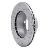 631-02022R Drilled/Slotted Brake Rotor [Silver], 1987-1989 Porsche, Position: Front Right - image 4