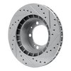 631-02023L Drilled/Slotted Brake Rotor [Silver], 1989-1997 Porsche, Position: Front Left - image 4
