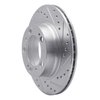 631-02029R Drilled/Slotted Brake Rotor [Silver], 1997-2004 Porsche, Position: Rear Right - image 2