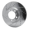 631-02066D Drilled/Slotted Brake Rotor [Silver], 1999-2021 Porsche, Position: Rear Right - image 2