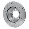 631-02066D Drilled/Slotted Brake Rotor [Silver], 1999-2021 Porsche, Position: Rear Right - image 4