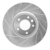 631-02092L Drilled/Slotted Brake Rotor [Silver], 2008-2009 Multiple Makes/Models, Position: Front Left - image 1