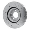 631-02092L Drilled/Slotted Brake Rotor [Silver], 2008-2009 Multiple Makes/Models, Position: Front Left - image 4