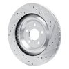 631-02102R Drilled/Slotted Brake Rotor [Silver], 2015-2018 Porsche, Position: Rear Right - image 4