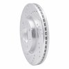 631-03000L Drilled/Slotted Brake Rotor [Silver], 2002-2006 Kia/Hyundai/Genesis, Position: Front Left - image 2