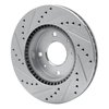631-03000R Drilled/Slotted Brake Rotor [Silver], 2002-2006 Kia/Hyundai/Genesis, Position: Front Right - image 4