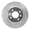 631-03001L Drilled/Slotted Brake Rotor [Silver], 2006-2012 Multiple Makes/Models, Position: Front Left - image 1