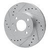 631-03001L Drilled/Slotted Brake Rotor [Silver], 2006-2012 Multiple Makes/Models, Position: Front Left - image 2