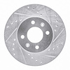 631-03001R Drilled/Slotted Brake Rotor [Silver], 2006-2012 Multiple Makes/Models, Position: Front Right - image 1