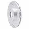 631-03001R Drilled/Slotted Brake Rotor [Silver], 2006-2012 Multiple Makes/Models, Position: Front Right - image 2