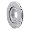 631-03003R Drilled/Slotted Brake Rotor [Silver], Fits Select Kia/Hyundai/Genesis, Position: Front Right - image 4
