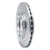 631-03007R Drilled/Slotted Brake Rotor [Silver], 1992-1998 Kia/Hyundai/Genesis, Position: Front Right - image 2