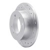 631-03009R Drilled/Slotted Brake Rotor [Silver], 1994-1998 Kia/Hyundai/Genesis, Position: Rear Right - image 2