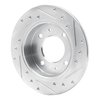 631-03010L Drilled/Slotted Brake Rotor [Silver], 1997-2006 Kia/Hyundai/Genesis, Position: Rear Left - image 4