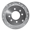 631-03011R Drilled/Slotted Brake Rotor [Silver], 1999-2006 Kia/Hyundai/Genesis, Position: Rear Right - image 1
