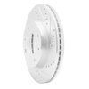 631-03015R Drilled/Slotted Brake Rotor [Silver], 2001-2003 Kia/Hyundai/Genesis, Position: Front Right - image 2