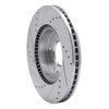 631-03016R Drilled/Slotted Brake Rotor [Silver], 2003-2013 Kia/Hyundai/Genesis, Position: Front Right - image 4