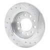 631-03017L Drilled/Slotted Brake Rotor [Silver], 2003-2008 Kia/Hyundai/Genesis, Position: Rear Left - image 4
