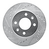 631-03018L Drilled/Slotted Brake Rotor [Silver], 2003-2006 Multiple Makes/Models, Position: Front Left - image 1