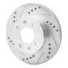 631-03018L Drilled/Slotted Brake Rotor [Silver], 2003-2006 Multiple Makes/Models, Position: Front Left - image 2