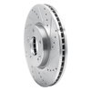 631-03019R Drilled/Slotted Brake Rotor [Silver], 2004-2011 Kia/Hyundai/Genesis, Position: Front Right - image 2