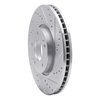 631-03020R Drilled/Slotted Brake Rotor [Silver], 2005-2019 Kia/Hyundai/Genesis, Position: Front Right - image 2