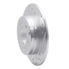 631-03021R Drilled/Slotted Brake Rotor [Silver], 2005-2020 Kia/Hyundai/Genesis, Position: Rear Right - image 2