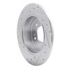 631-03021R Drilled/Slotted Brake Rotor [Silver], 2005-2020 Kia/Hyundai/Genesis, Position: Rear Right - image 4