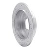 631-03022R Drilled/Slotted Brake Rotor [Silver], 2006-2009 Kia/Hyundai/Genesis, Position: Rear Right - image 4