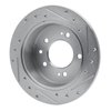 631-03024L Drilled/Slotted Brake Rotor [Silver], 2007-2010 Kia/Hyundai/Genesis, Position: Rear Left - image 4