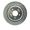 631-03035L Drilled/Slotted Brake Rotor [Silver], 2011-2017 Kia/Hyundai/Genesis, Position: Rear Left - image 1