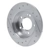 631-03037R Drilled/Slotted Brake Rotor [Silver], Fits Select Kia/Hyundai/Genesis, Position: Rear Right - image 4