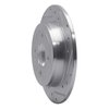 631-03041R Drilled/Slotted Brake Rotor [Silver], Fits Select Multiple Makes/Models, Position: Rear Right - image 2