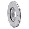 631-03042R Drilled/Slotted Brake Rotor [Silver], 2012-2017 Multiple Makes/Models, Position: Front Right - image 4