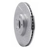 631-03047R Drilled/Slotted Brake Rotor [Silver], 2007-2012 Kia/Hyundai/Genesis, Position: Front Right - image 2