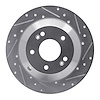 631-03050R Drilled/Slotted Brake Rotor [Silver], 2010-2021 Kia/Hyundai/Genesis, Position: Rear Right