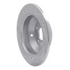 631-03050R Drilled/Slotted Brake Rotor [Silver], 2010-2021 Kia/Hyundai/Genesis, Position: Rear Right - image 4