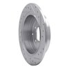 631-03052L Drilled/Slotted Brake Rotor [Silver], Fits Select Kia/Hyundai/Genesis, Position: Rear Left - image 4