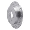631-03052R Drilled/Slotted Brake Rotor [Silver], Fits Select Kia/Hyundai/Genesis, Position: Rear Right - image 2