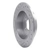 631-03052R Drilled/Slotted Brake Rotor [Silver], Fits Select Kia/Hyundai/Genesis, Position: Rear Right - image 4