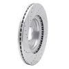 631-03054R Drilled/Slotted Brake Rotor [Silver], Fits Select Kia/Hyundai/Genesis, Position: Front Right - image 4