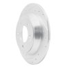 631-03059L Drilled/Slotted Brake Rotor [Silver], Fits Select Kia/Hyundai/Genesis, Position: Rear Left - image 2