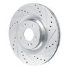 631-03061R Drilled/Slotted Brake Rotor [Silver], Fits Select Kia/Hyundai/Genesis, Position: Front Right - image 2