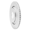 631-03062L Drilled/Slotted Brake Rotor [Silver], Fits Select Kia/Hyundai/Genesis, Position: Rear Left - image 2