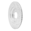 631-03062L Drilled/Slotted Brake Rotor [Silver], Fits Select Kia/Hyundai/Genesis, Position: Rear Left - image 4