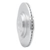 631-03066L Drilled/Slotted Brake Rotor [Silver], Fits Select Kia/Hyundai/Genesis, Position: Front Left - image 2