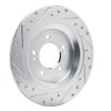 631-03068R Drilled/Slotted Brake Rotor [Silver], Fits Select Kia/Hyundai/Genesis, Position: Rear Right - image 4
