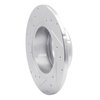 631-11000R Drilled/Slotted Brake Rotor [Silver], 1974-1999 Land Rover, Position: Front Right - image 4