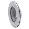 631-11001L Drilled/Slotted Brake Rotor [Silver], 1990-2016 Land Rover, Position: Front Left - image 4